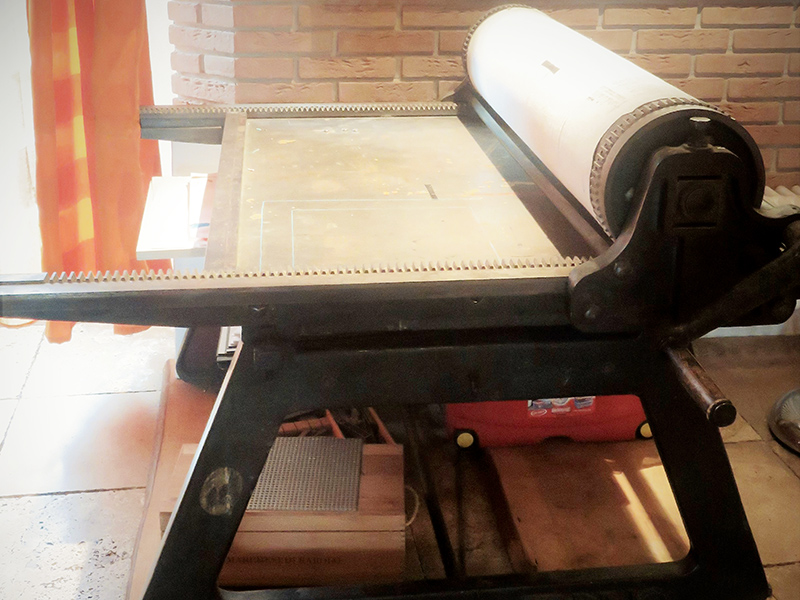 Ottone, il torchio tipografico Ottone, il torchio tipografico